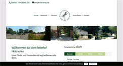 Desktop Screenshot of helenenau.de