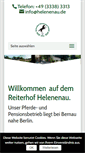 Mobile Screenshot of helenenau.de